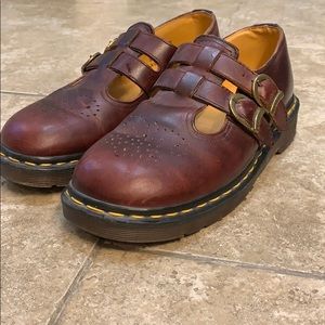 Dr Martens Leather Boots MaryJane